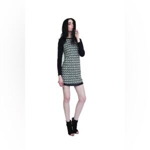 Wai Ming Tweed Texture Shift Dress